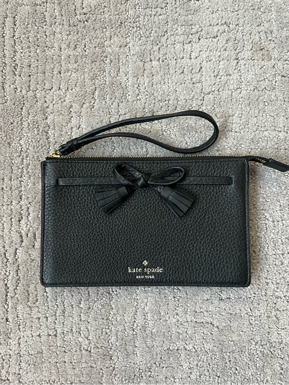 Kate Spade Leather Bow Wristlet